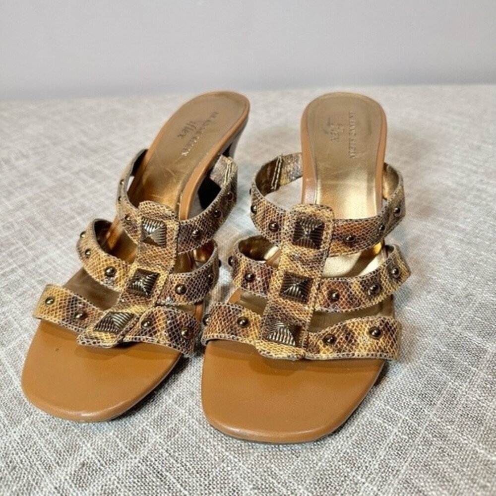 AK Anne Klein Sandal Metallic Women’s Size 8.5
